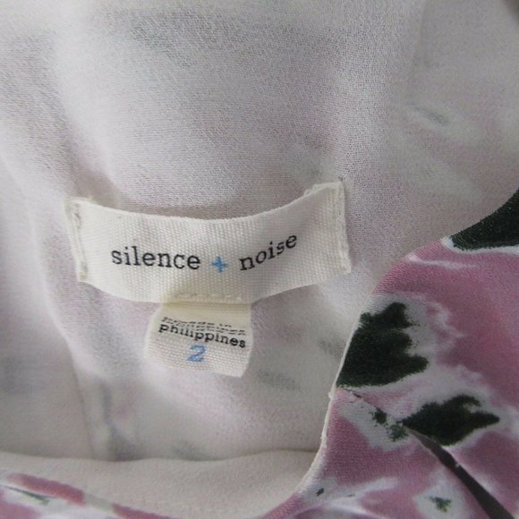 Silence + Noise Multi Color Ombre Cheetah Print Dress - Picture 6 of 9